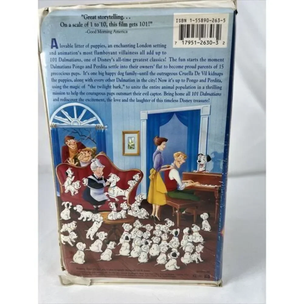 101 Dalmatians‎ (VHS, 1992)